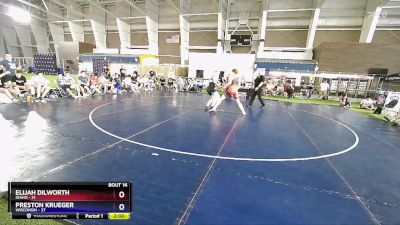 215 lbs Placement Matches (8 Team) - Elijah Dilworth, Idaho vs Preston Krueger, Wisconsin