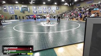 155 lbs Quarterfinal - Leslie Gonzalez, Sanger vs Lillie Brander, Atascadero