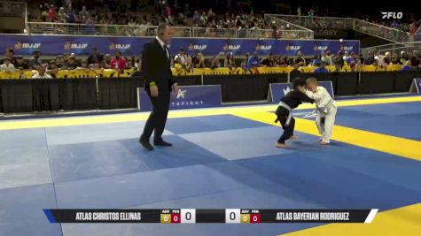 Atlas Christos Ellinas vs Atlas Bayerian Rodriguez 2026 Pan Kids Jiu-Jitsu IBJJF Championship