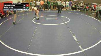 157 lbs Champ. Round 1 - Jacob Bazzy, Williamina vs Greg Johansen, Camas