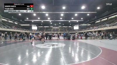 160 lbs Quarterfinal - Joseph Hartz, Trenton vs Tyler King, Middle Township