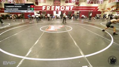 126 lbs 1st Place Match - Cameron Jackson, John F Kennedy -Fremont vs William Sheen, Clovis