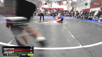 157 lbs Cons. Round 4 - Leon Bleess, Junipero Serra vs Talan Acain, Chico