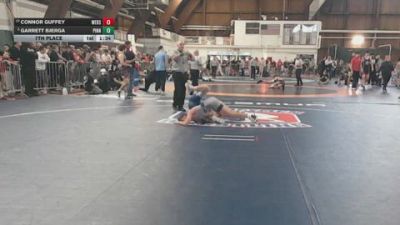 120 lbs 7th Place - Connor Guffey, Webster Thomas vs Garrett Bjerga, Pinnacle