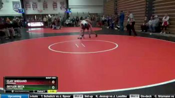 113 lbs Semifinal - Skyler Beck, Louisa-Muscatine vs Clay Wiegand, Mackinaw