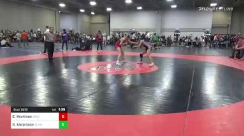 100 lbs Semifinal - Emeri Mortimer, Springville vs Sofia Abramson, Slam Academy