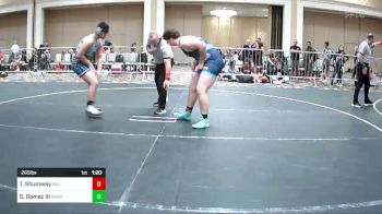 265 lbs Semifinal - Tobey Shumway, Vail Wr Ac vs Steven Gomez III, Granite WC