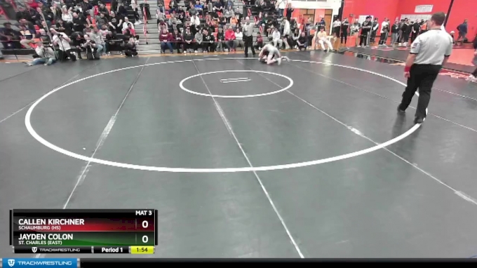 144 lbs 3rd Place Match - Callen Kirchner, SCHAUMBURG (HS) vs Jayden ...