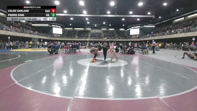 142 lbs Quarterfinal - Caleb Garland, Gloucester vs Pierre Sims, Philadelphia