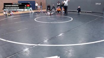 45 lbs Cons. Semi - Cayson Hennefer, Declo Stingers vs Slade Stephenson, Small Town Grims