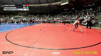 77 lbs Consi Of 8 #2 - Aaron Ramirez, Monster Garage vs Lincoln Dresher, Minnesota Elite