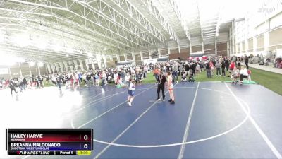 145 lbs 5th Place Match - Hailey Harvie, Herriman vs Breanna Maldonado, Shootbox Wrestling Club