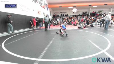 49 lbs Quarterfinal - Brantley Youngblood, Raw Wrestling Club vs Stone Charlton, Beggs Youth Wrestling Program