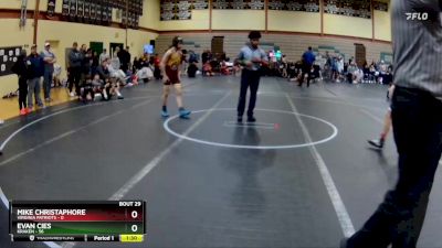 105 lbs Round 6 (10 Team) - Evan Cies, Kraken vs Mike Christaphore, Virginia Patriots