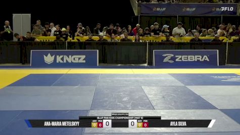 Anabella Faria vs Alice L Estrada 2026 Pan Kids Jiu-Jitsu IBJJF Championship