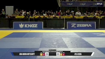 Anabella Faria vs Alice L Estrada 2026 Pan Kids Jiu-Jitsu IBJJF Championship