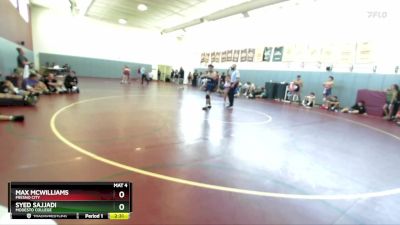 174 lbs Quarterfinal - Syed Sajjadi, Modesto College vs Max Mcwilliams, Fresno City