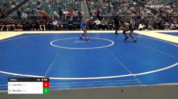 145 lbs Consolation - Victor Jacinto, Gilroy vs Christian Navida, Poway A