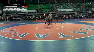 6A 120 lbs Quarterfinal - Tucker Burkhead, Fort Payne vs Christopher Marable, Minor