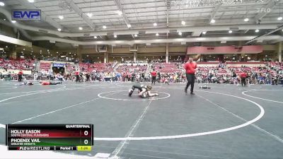 85 lbs Quarterfinal - Phoenix Vail, Greater Heights vs Holly Eason, South Central Punishers