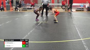 60 lbs Round 1 (4 Team) - Anden Rathgeber, East Kansas Eagles vs Javier Flores, Untouchables