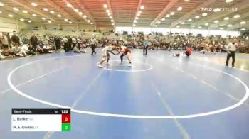 152 lbs Semifinal - Luke Barker, KS vs Moses Espinoza-Owens, UT