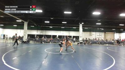 132 lbs Round Of 256 - Cole Cichocki, MI vs Deven Lopez, CO
