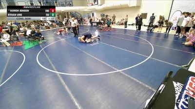 215 lbs Cons. Semi - Soren Jensen, Champions Wrestling Club vs Ethan Ure, Payson