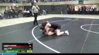 152 lbs Cons. Round 4 - Madi Zube, Viroqua vs Jazmyn Manske, Holmen