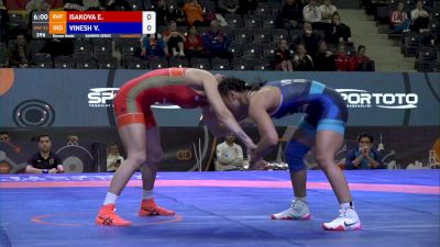 55 kg Bronze - Ekaterina Isakova, RUS vs Vinesh Vinesh, IND