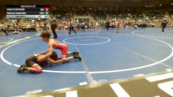76 - 80 lbs Rr Rnd 4 - Cole Fletcher, Raw Wrestling Club vs Reilas Sanchez, Locust Grove Youth Wrestling