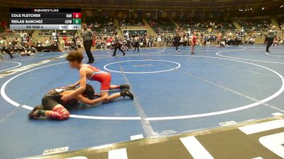 76 - 80 lbs Rr Rnd 4 - Cole Fletcher, Raw Wrestling Club vs Reilas Sanchez, Locust Grove Youth Wrestling