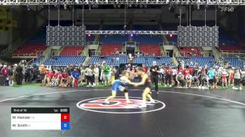 100 lbs Rnd Of 16 - Madison Heinzer, California vs Makenize Smith, Indiana