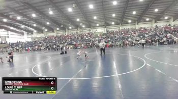 39 lbs Cons. Round 3 - Owen Moss, Fremont Wrestling Club vs Louie Cluff, Sons Of Atlas