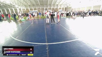 132 lbs Cons. Round 3 - Izick Perez, CA vs Gunner Rasmussen, UT