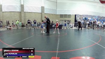 53 lbs 3rd Place Match - Brian A. Szostak, IN vs Ajax McParlan, IN