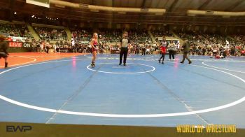 82 lbs Quarterfinal - Macy Christiansen, Sebolt Wrestling Academy vs Julianna LaSavage, Ringers