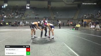 141 lbs Round Of 32 - Marckis Branford, Clackamas vs Victor Guzman, Indian Hills