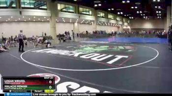 195 lbs Round 4 (10 Team) - Malachi Mowan, Eagle Empire Black vs Logan Wenzel, Terre Haute Blue