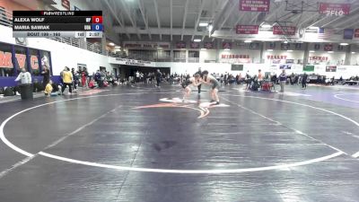 160 lbs Champ. Round 1 - Alexa Wolf, William Penn vs Maria Sawiak, University Of Alberta