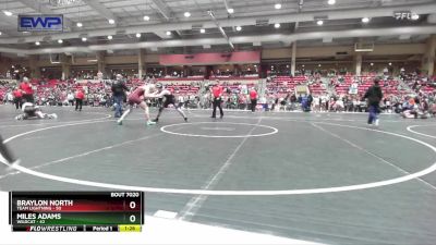 150 lbs Quarterfinal - Miles Adams, Wildcat vs Braylon North, Team Lightning