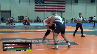 285 lbs Cons. Round 4 - Thomas Lunt, John Carroll vs Jadon Brownlee, Ohio Northern