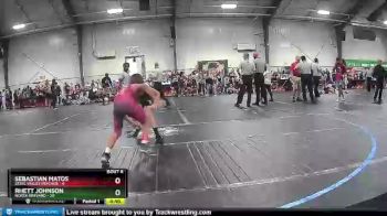 78 lbs Round 2 (6 Team) - Rhett Johnson, North Brevard vs Sebastian Matos, Steel Valley Psychos