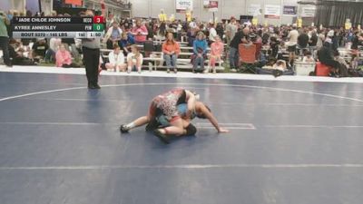 145 lbs Champ. Rd Of 32 - Jade Chloe Johnson, Red Cobra vs KyRee Annesley, Prodigy Elite Wrestling