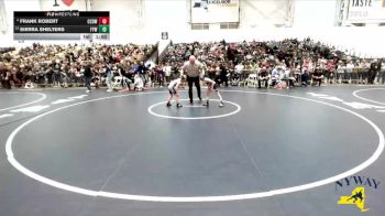 66 lbs Champ. Round 2 - Sierra Shelters, Falconer Youth Wrestling vs Frank Robert, Cobleskill CR Dawgs Wrestling