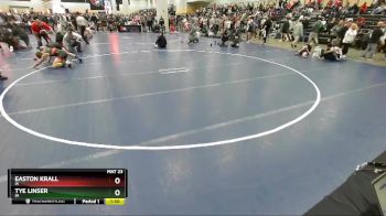 132 lbs Champ. Round 3 - Easton Krall, IA vs Tye Linser, IN