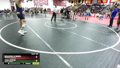 113 lbs Quarterfinal - Braxden O`Brien, Temescal Canyon vs Ivan Gopar, Santa Monica