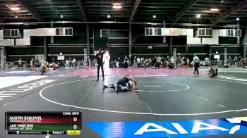 110 lbs Cons. Semi - Austin Esquivel, Thundercats Wrestling vs Jax Haelbig, Snowflake Lobos