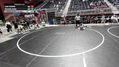 83 lbs Consi Of 4 - Liam Thorne, Heights Wrestling Club MT vs Michael Dunn, Ridge WC