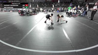 75 lbs Round Of 16 - Zachary Silverstein, Apex vs Eric Bostard, Upper Township